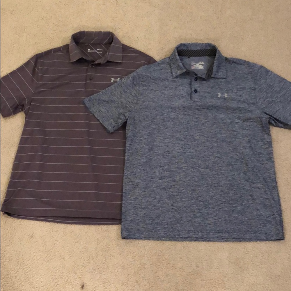 2X Under Armour Athletic Polos